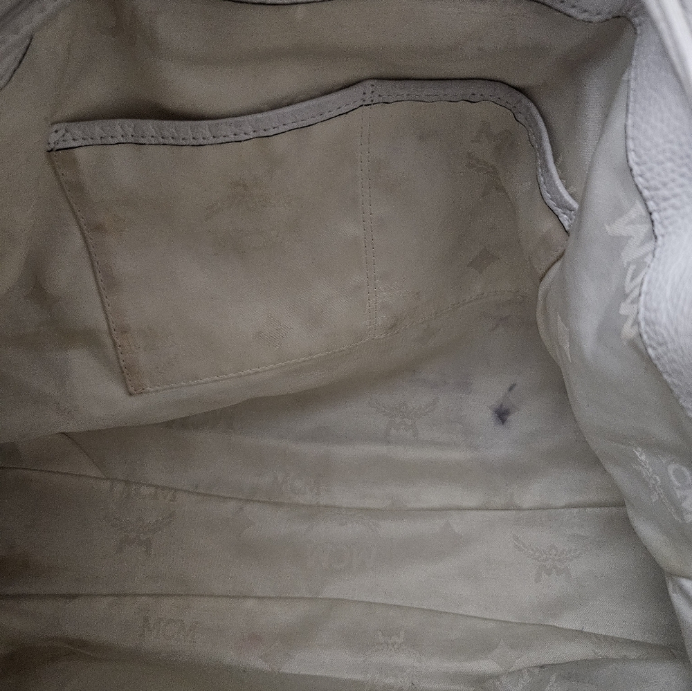 MCM White Leather Bag - Picture 13 of 16